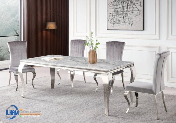 Set Meja Makan Marmer 6 Kursi Stainless Terbaru,Jual Meja Makan Marmer, Meja Makan Marmer, Meja Makan Marmer 4 Kursi, Meja Makan Marmer 6 Kursi, Meja Makan Marmer 8 Kursi, Meja Makan Marmer Bulat, Meja Makan Marmer Import, Meja Makan Marmer Informa, Meja Makan Marmer Modern, Meja Makan Marmer Oval, Meja Makan Marmer Putih, Meja Makan Mewah, Meja Makan Minimalis