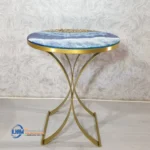 Harga Meja Sudut Besi Bulat Minimalis Ruang Tamu