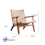 Arm Chair Kayu Jati Modern Lounge Leisure