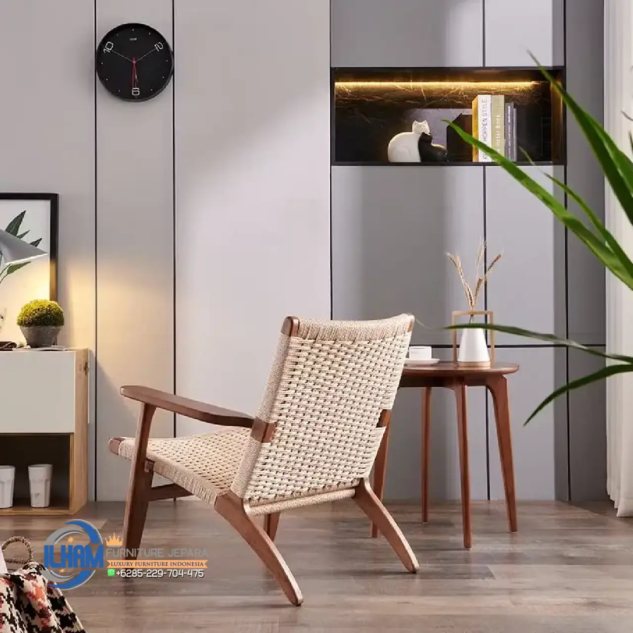 Arm Chair Kayu Jati Modern Terbaru