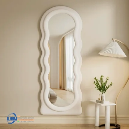 Bingkai Cermin Dinding Mewah Modern Jepara