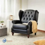 Classic Leather Armchair Sofa Kulit Sintetis