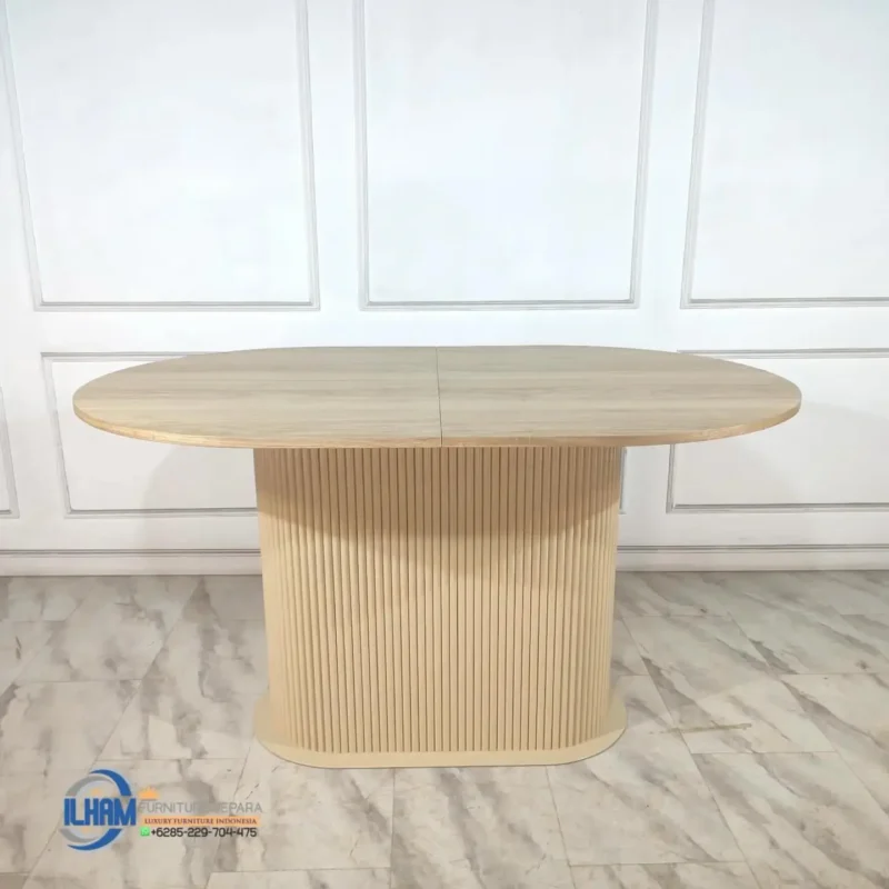 Dining Table Meja Makan Kayu Jati Solid