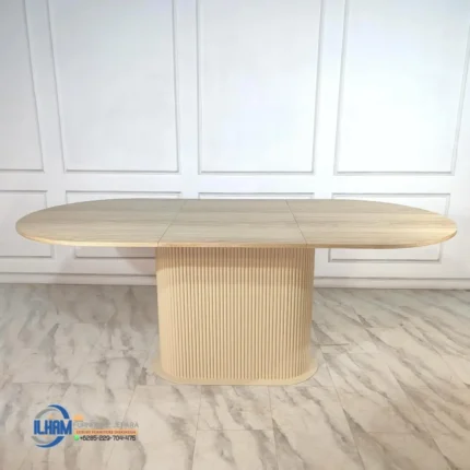 Dining Table Meja Makan Kayu Jati Solid Terbaru