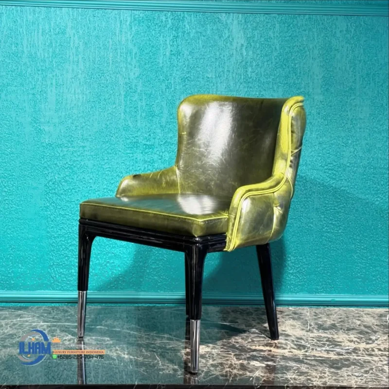 Kursi Makan Cafe Mewah Kulit Asli, Kursi Cafe Besi, Kursi Cafe Kayu, Kursi Cafe Minimalis, Kursi Cafe Outdoor, Kursi Cafe Aesthetic, Kursi Cafe Tinggi, Kursi Cafe, Furniture Cafe, Mebel Cafe, Kursi Cafe Jepara