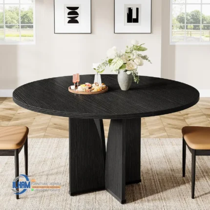 Round Dining Table Meja Makan Minimalis Terbaru Jepara
