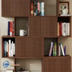 Rak Kayu Jati Minimalis Pintu Geser