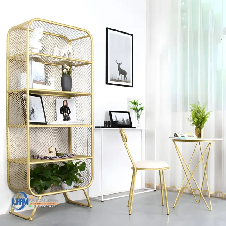Rak Lemari Bookshelf Modern Minimalis Jepara