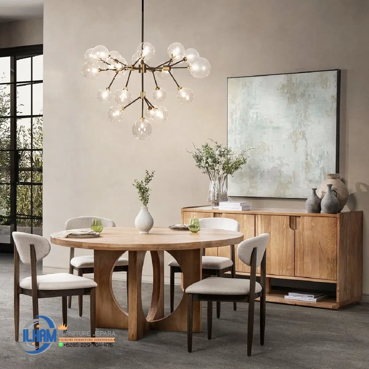 Meja Makan Kayu Jati Set Kursi Cafe Minimalis Meja Makan Kayu Jati Set Kursi Cafe Minimalis