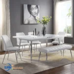 Meja Makan Stainless Modern Simpel DIning Room