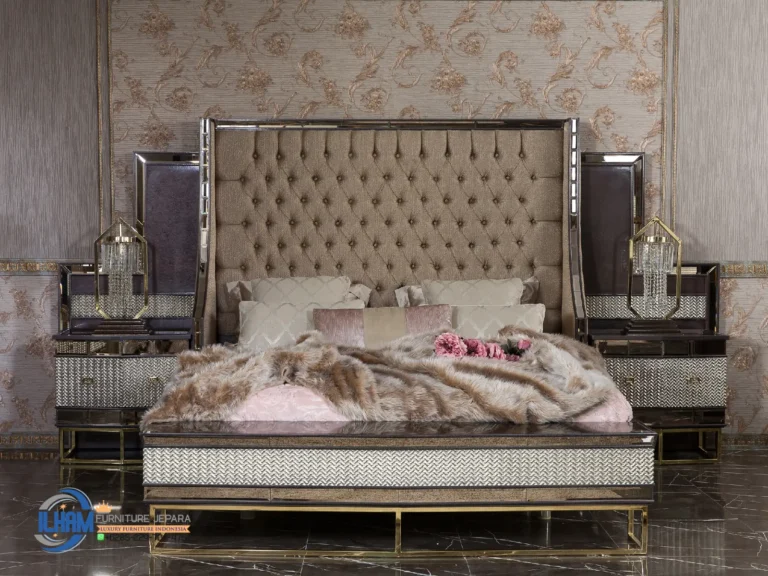 Model Tempat Tidur Stainless Mewah Modern Terbaru Jepara