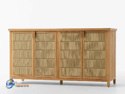 Model Bufet Jati Minimalis Modern Jepara