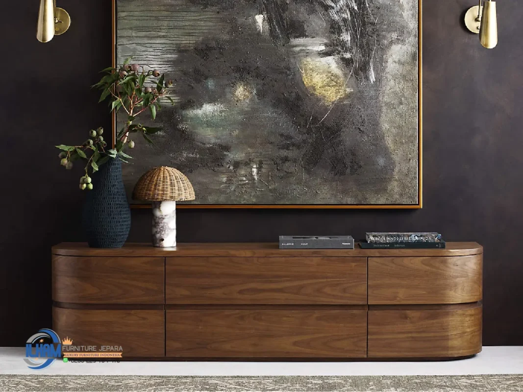 Meja TV Bufet Pendek Jati Minimalis Terbaru Jepara, Model Bufet Kayu,Bufet Kayu Jati, Bufet TV Kayu, Bufet Jati Minimalis, Harga Bufet Kayu jati, Bufet Ruang Tamu, Media console, stand tv minimalis,