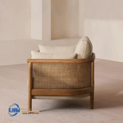 Model Sofa 1 Seater Sydney Cane Armchair