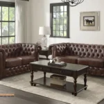 Harga Sofa Tamu Kulit Mewah Minimalis Terbaru Apartemen