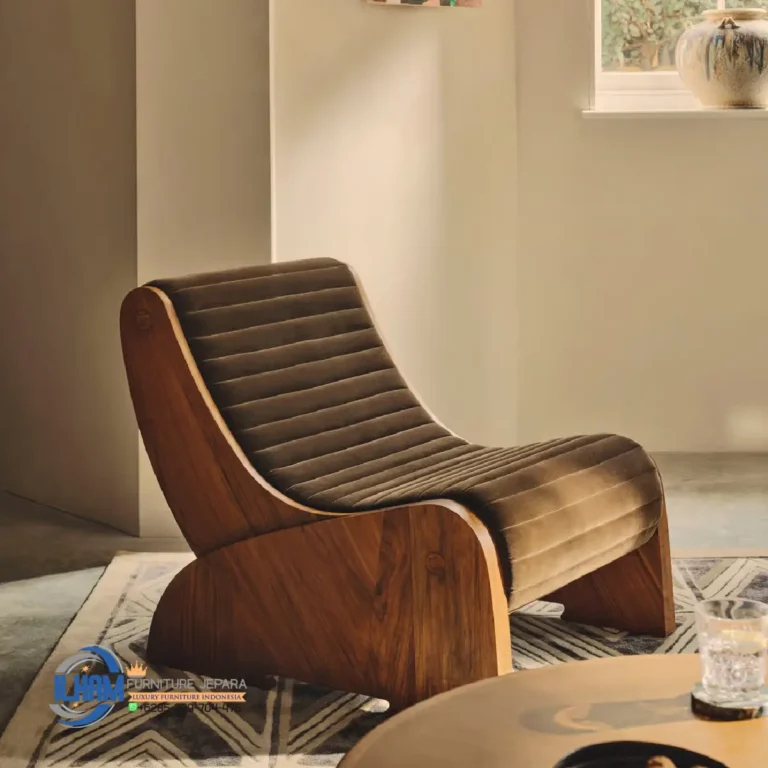 Sullivan Armchair Sofa 1 Dudukan Minimalis H77 x W75 x D93cm