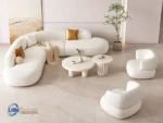 Sofa Sudut Modern Lengkung Minimalis Terbaru b