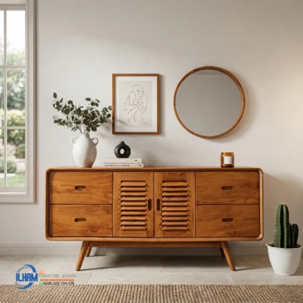 Bufet TV Minimalis Retro Jolie