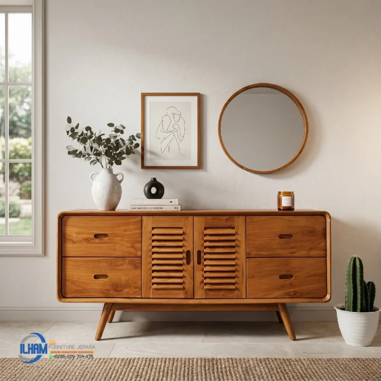 Bufet TV Minimalis Retro Jolie