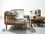 Kursi Tamu Sudut Sofa Jati Minimalis Terbaru