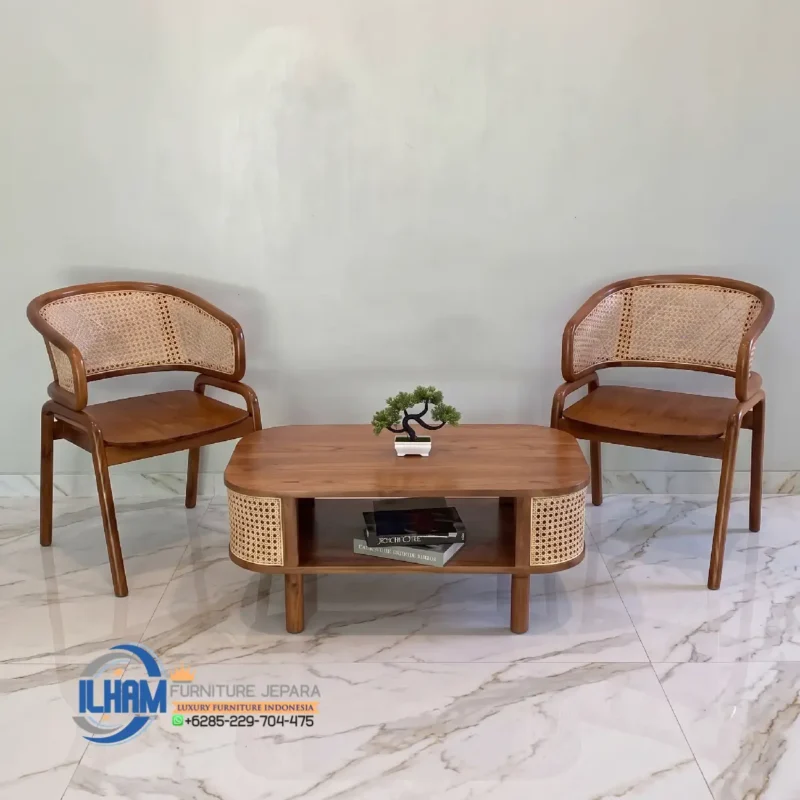 Kursi Teras Retro Minimalis Jepara