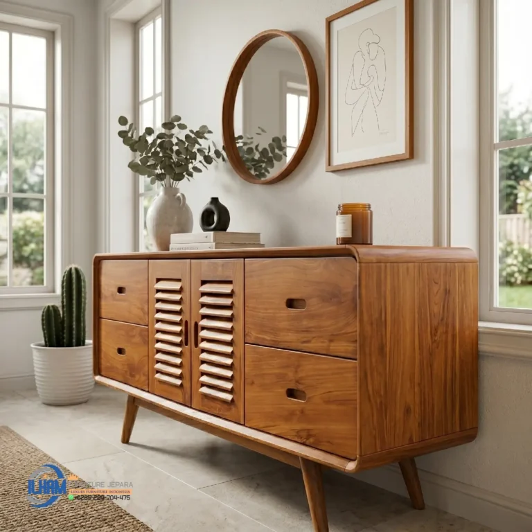 Model Bufet TV Minimalis Retro Jolie