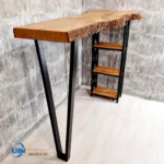 Model Meja Konsol Jepara Kaki Besi Industrial Style
