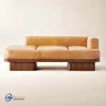 Sofa Santai Leather Daybed