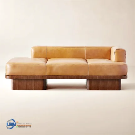 Sofa Santai Leather Daybed