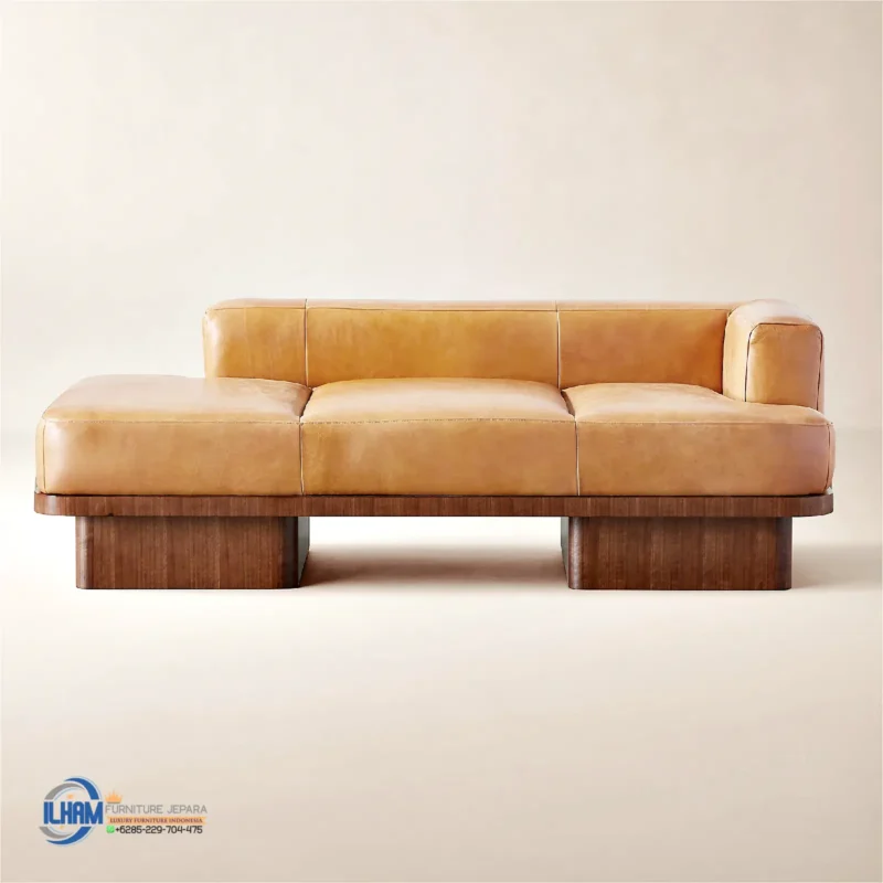 Sofa Santai Leather Daybed