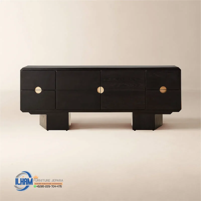 Bismo Credenza Kayu Jati Minimalis Jepara
