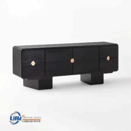 Bismo Credenza Kayu Jati Minimalis Terbaru