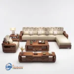 Set Kursi Tamu Sudut Minimalis Kayu Jati Modern Terbaru Ruangan Modern