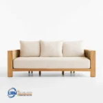 Sofa Outdoor Kayu Jati Jepara Minimalis