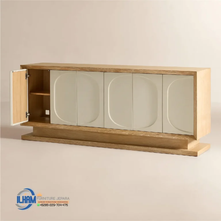 Terry Bufet Minimalis 4 Pintu Modern