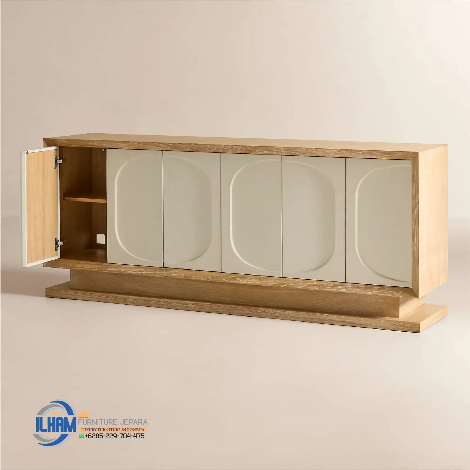 Terry Bufet Minimalis 4 Pintu Modern