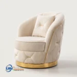 1 Seater Sofa Tamu Stainless Minimalis Modern Jepara