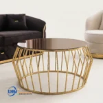 Meja Coffee Sofa Tamu Stainless Minimalis Modern Jepara