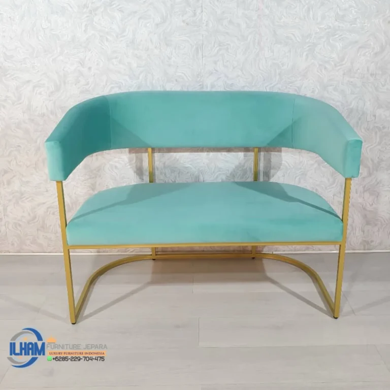 Sofa Stainless 2 Seater Minimalis Modern
